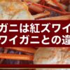 香住ガニは紅ズワイガニ｜ズワイガニとの違い